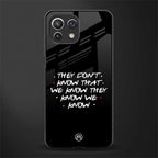 they don't know that we know - friends glass case for mi 11 lite image
