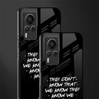they don't know that we know - friends glass case for vivo x60 pro image-2