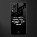 they don't know that we know - friends glass case for vivo x60 pro image