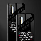 they don't know that we know - friends glass case for realme x2 image-2