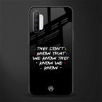 they don't know that we know - friends glass case for realme x2 image