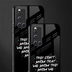 they don't know that we know - friends glass case for vivo v19 image-2