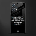 they don't know that we know - friends back phone cover | glass case for realme 9 pro 5g