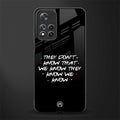 they don't know that we know - friends glass case for poco m4 pro 5g image