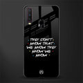 they don't know that we know - friends glass case for vivo y12 image