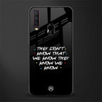they don't know that we know - friends glass case for vivo y12 image