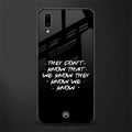 they don't know that we know - friends glass case for vivo v11 pro image