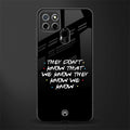 they don't know that we know - friends glass case for realme narzo 30a image