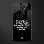 they don't know that we know - friends glass case for redmi 9 prime image