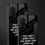 they don't know that we know - friends glass case for samsung galaxy s20 plus image-2