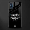 they don't know that we know - friends glass case for vivo v17 image