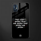 they don't know that we know - friends glass case for vivo v17 image