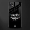 they don't know that we know - friends glass case for oppo a15s image
