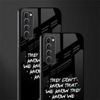 they don't know that we know - friends glass case for oppo reno 4 pro image-2