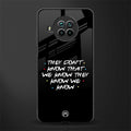 they don't know that we know - friends glass case for mi 10i image