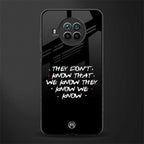 they don't know that we know - friends glass case for mi 10i image