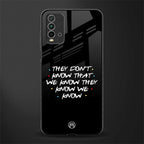 they don't know that we know - friends glass case for redmi 9 power image