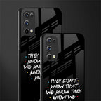 they don't know that we know - friends glass case for realme x7 pro image-2