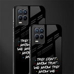 they don't know that we know - friends glass case for realme 8 pro image-2