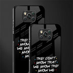 they don't know that we know - friends glass case for poco x3 pro image-2