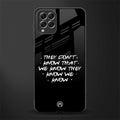 they don't know that we know - friends glass case for samsung galaxy f62 image