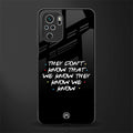they don't know that we know - friends glass case for redmi note 10 image