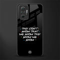 they don't know that we know - friends glass case for redmi note 10 pro image