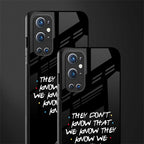 they don't know that we know - friends glass case for oneplus 9 pro image-2