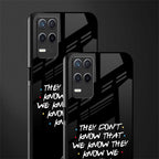 they don't know that we know - friends glass case for realme narzo 30 5g image-2