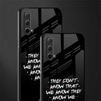 they don't know that we know - friends glass case for oneplus nord ce 5g image-2