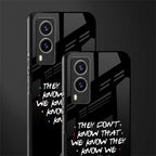 they don't know that we know - friends glass case for vivo v21e 5g image-2