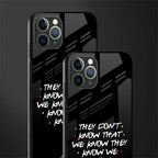 they don't know that we know - friends glass case for iphone 11 pro max image-2