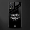 they don't know that we know - friends glass case for vivo y21s image