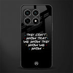 they don't know that we know - friends glass case for oneplus 10 pro 5g image