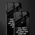they don't know that we know - friends glass case for oneplus 7t pro image-2