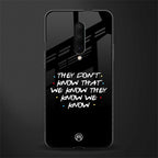 they don't know that we know - friends glass case for oneplus 7 pro image