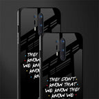 they don't know that we know - friends glass case for oneplus 8 pro image-2