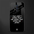 they don't know that we know - friends glass case for oneplus 8 pro image