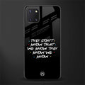 they don't know that we know - friends glass case for samsung a81 image