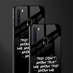 they don't know that we know - friends glass case for samsung a21 image-2