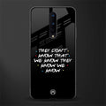 they don't know that we know - friends glass case for oneplus 8 image