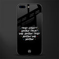 they don't know that we know - friends glass case for iphone 7 plus image
