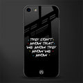 they don't know that we know - friends glass case for iphone se 2020 image