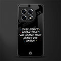 they don't know that we know - friends back phone cover | glass case for oneplus 11