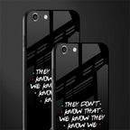 they don't know that we know - friends glass case for iphone 6 plus image-2