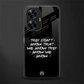 they don't know that we know - friends back phone cover | glass case for realme c55
