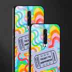 ticket to happiness glass case for oppo reno 2f image-2