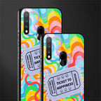 ticket to happiness glass case for vivo u20 image-2