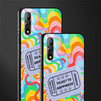 ticket to happiness glass case for vivo z1x image-2