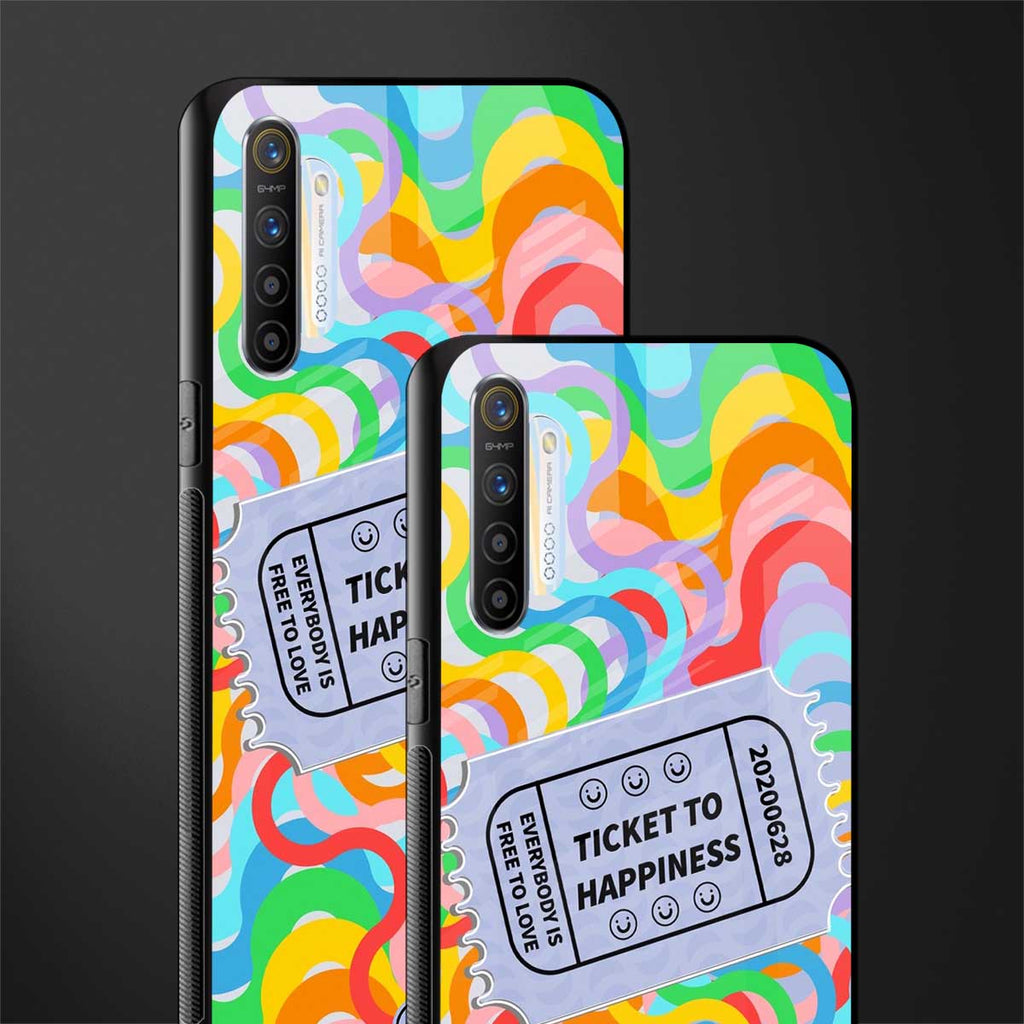 ticket to happiness glass case for realme x2 image-2